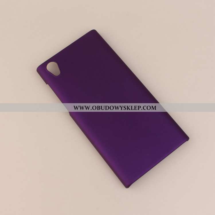 Etui Sony Xperia L1 Ochraniacz Trudno Etui, Futerał Sony Xperia L1 Nubuku Proste Żółta