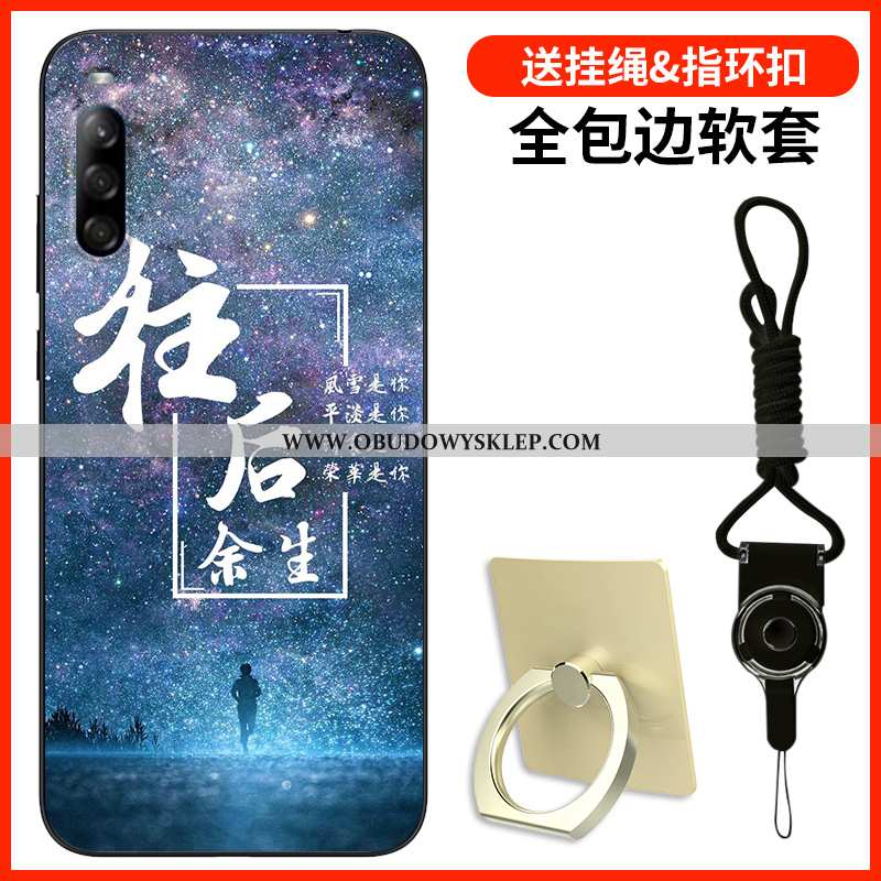 Etui Sony Xperia L4 Silikonowe Telefon Komórkowy Ciemno Niebieski, Futerał Sony Xperia L4 Ochraniacz