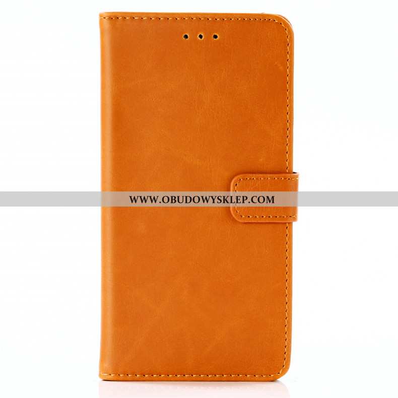 Etui Sony Xperia Xz2 Compact Ochraniacz Klapa Etui, Futerał Sony Xperia Xz2 Compact Skórzane Żółty Ż