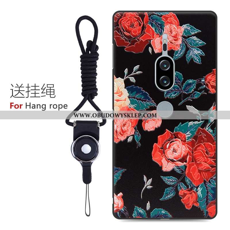 Etui Sony Xperia Xz2 Premium Relief Silikonowe All Inclusive, Futerał Sony Xperia Xz2 Premium Miękki