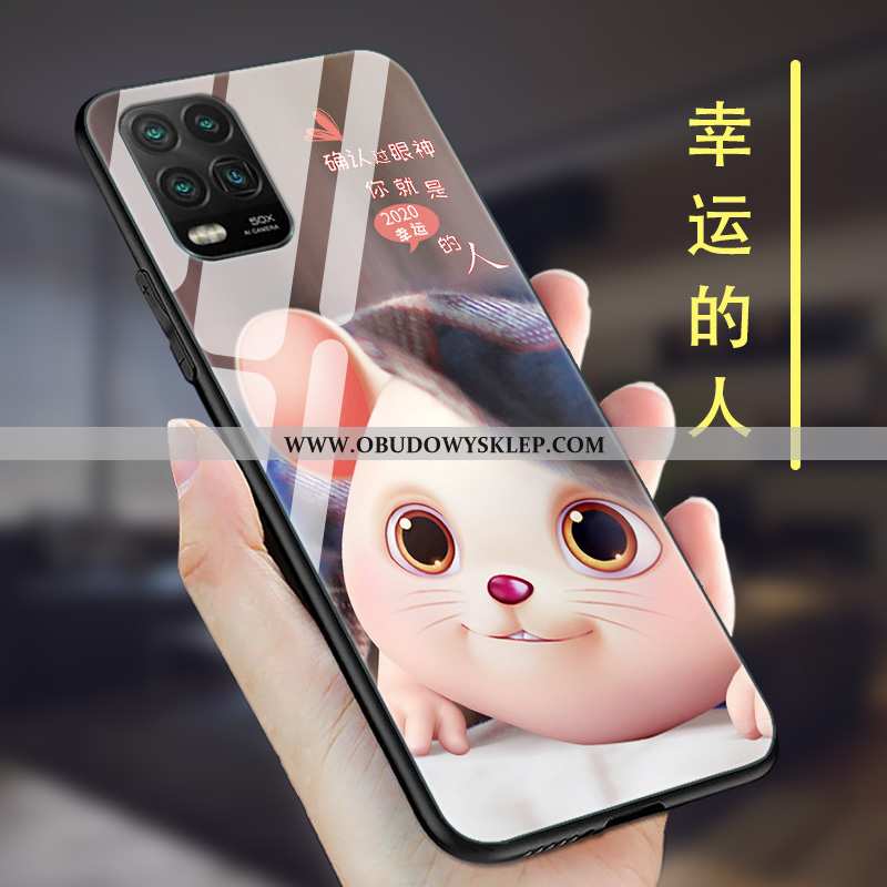 Etui Xiaomi Mi 10 Lite Filmy Czerwony Netto Mały, Futerał Xiaomi Mi 10 Lite Silikonowe Wiatr Brązowe