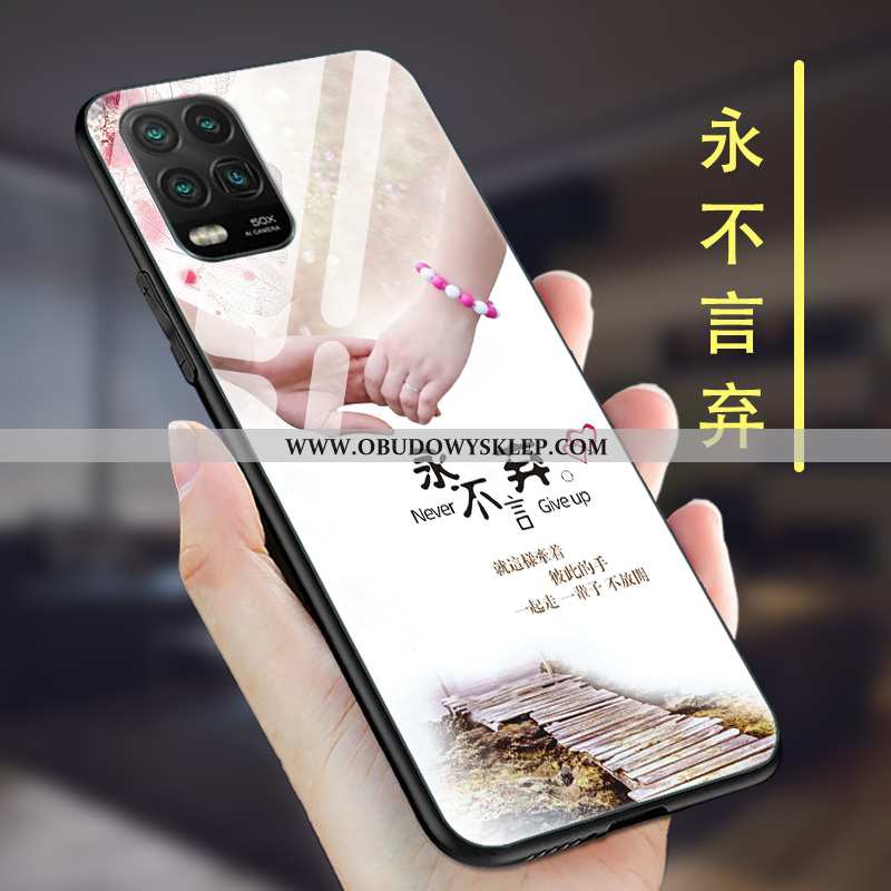 Etui Xiaomi Mi 10 Lite Filmy Czerwony Netto Mały, Futerał Xiaomi Mi 10 Lite Silikonowe Wiatr Brązowe