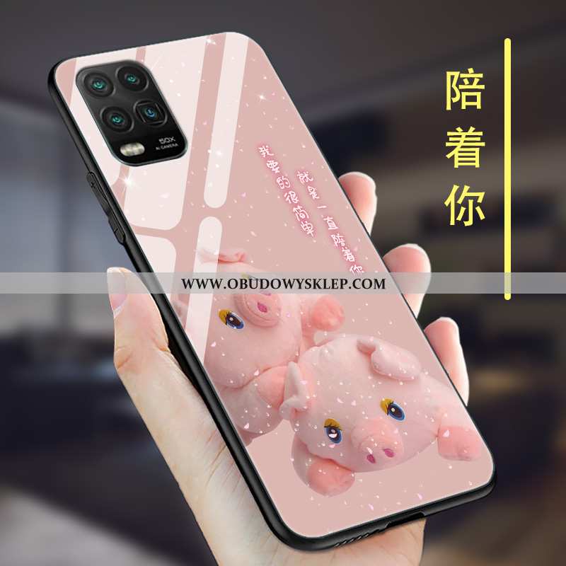 Etui Xiaomi Mi 10 Lite Filmy Czerwony Netto Mały, Futerał Xiaomi Mi 10 Lite Silikonowe Wiatr Brązowe