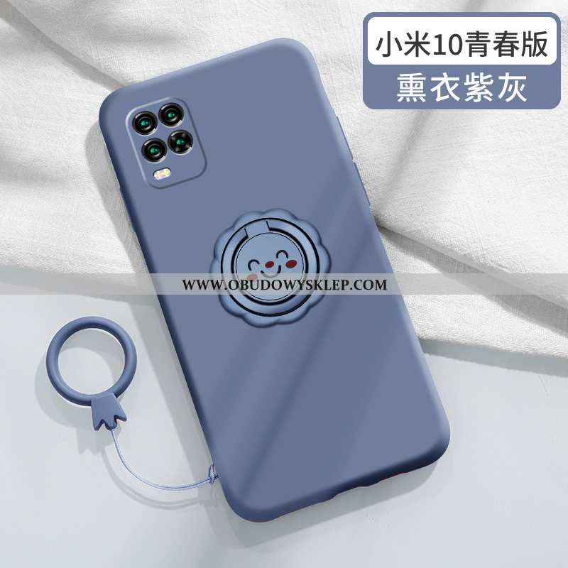 Etui Xiaomi Mi 10 Lite Miękki Ring Futerał, Futerał Xiaomi Mi 10 Lite Silikonowe Smile Czerwona