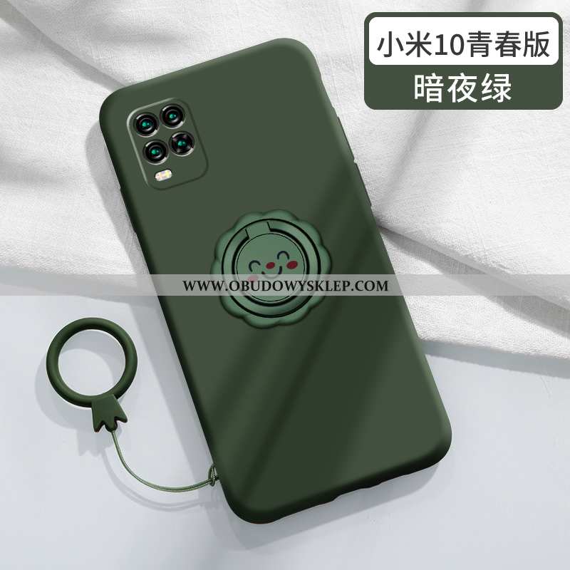 Etui Xiaomi Mi 10 Lite Miękki Ring Futerał, Futerał Xiaomi Mi 10 Lite Silikonowe Smile Czerwona