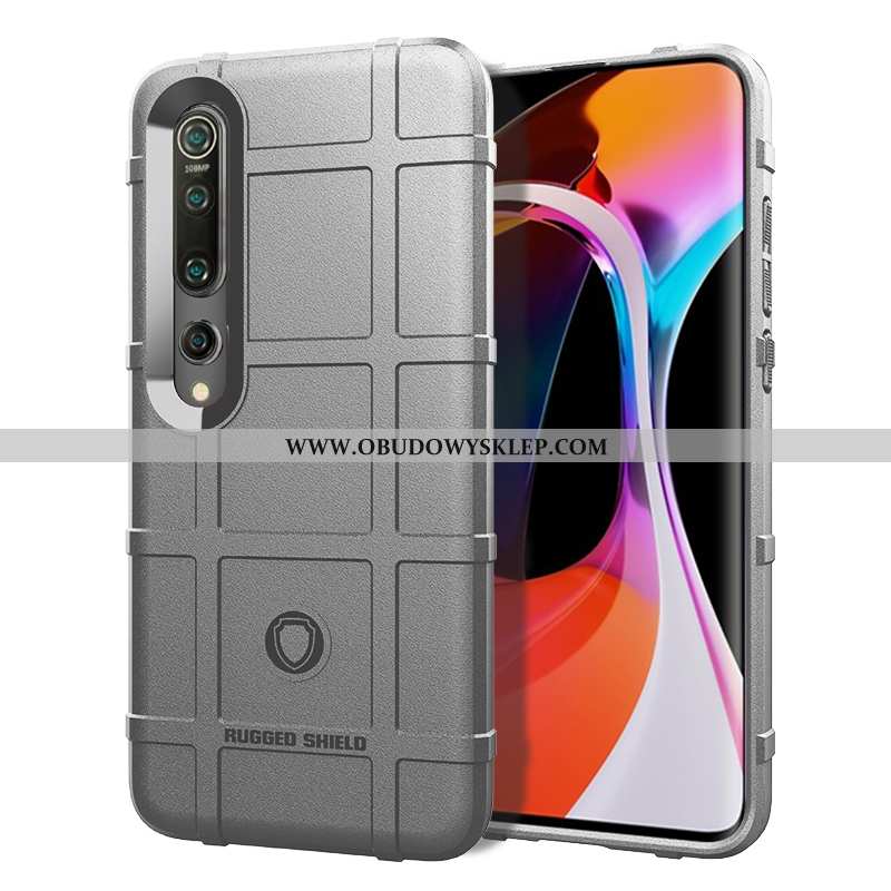 Etui Xiaomi Mi 10 Trendy Anti-fall Nubuku, Futerał Xiaomi Mi 10 Ochraniacz Osobowość Brązowe