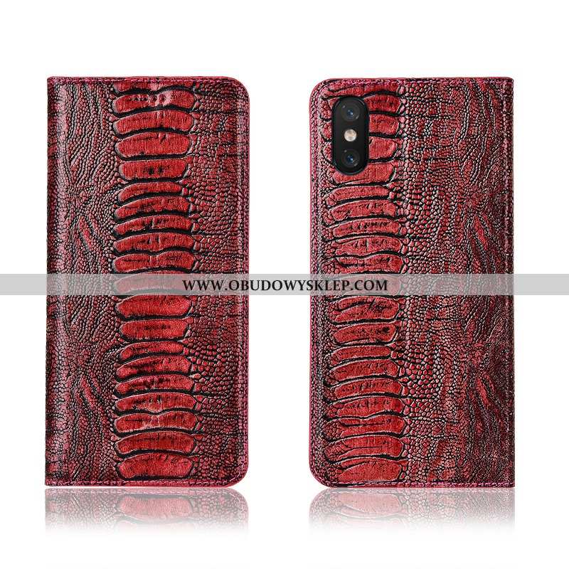 Etui Xiaomi Mi 8 Pro Ochraniacz Silikonowe Ptak, Futerał Xiaomi Mi 8 Pro Skórzane Miękki Bordowa