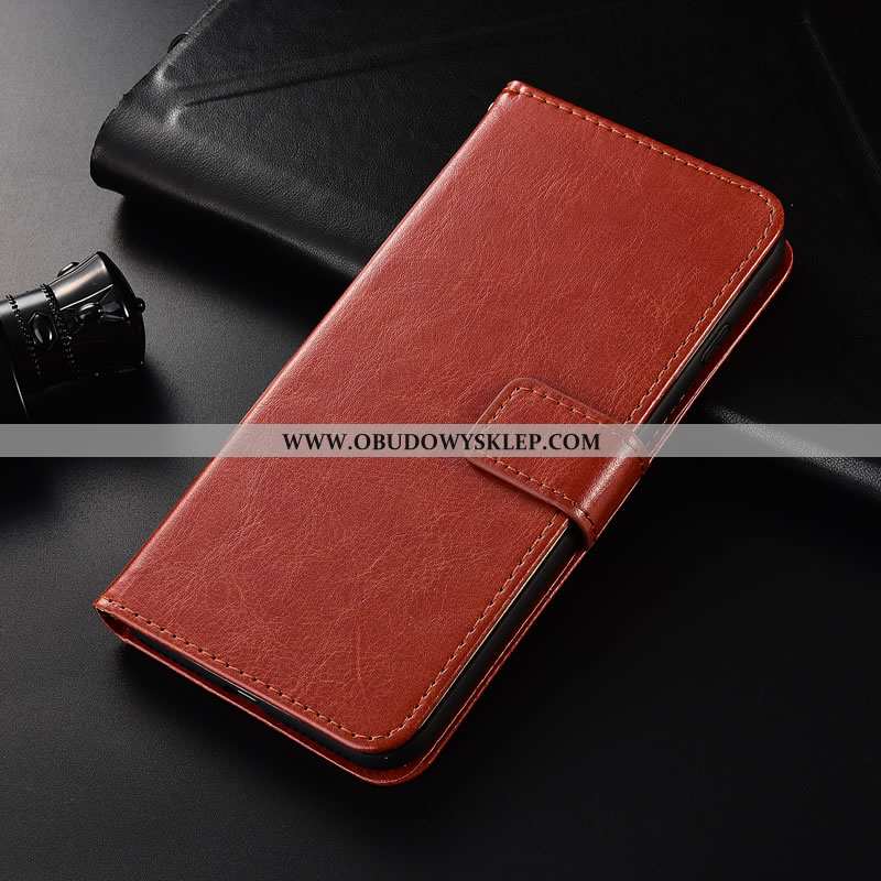 Etui Xiaomi Mi 9 Lite Portfel Mały Etui, Futerał Xiaomi Mi 9 Lite Miękki Obrzeża Złote