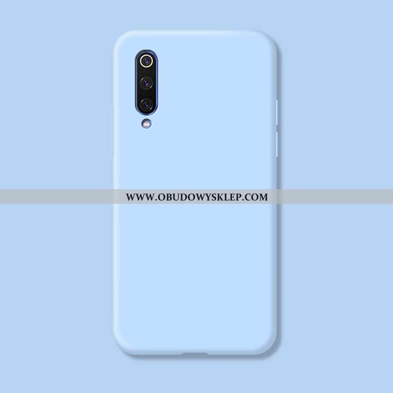 Etui Xiaomi Mi 9 Miękki All Inclusive Proste, Futerał Xiaomi Mi 9 Silikonowe Anti-fall Niebieska