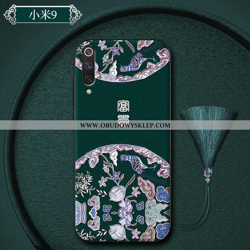 Etui Xiaomi Mi 9 Nubuku Cienkie Kreatywne, Futerał Xiaomi Mi 9 Osobowość Ochraniacz Szara