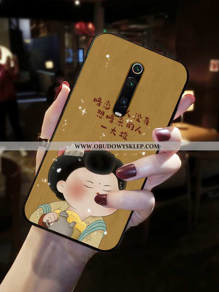 Etui Xiaomi Mi 9t Trendy Kreatywne Telefon Komórkowy, Futerał Xiaomi Mi 9t Miękki Silikonowe Brązowe