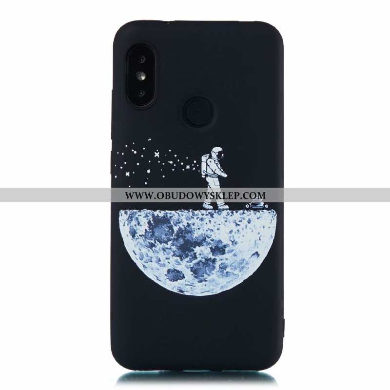 Etui Xiaomi Mi A2 Lite Kreskówka Czarny Etui, Futerał Xiaomi Mi A2 Lite Miękki All Inclusive Czarna