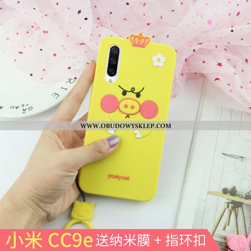 Etui Xiaomi Mi A3 Silikonowe Wzór Anti-fall, Futerał Xiaomi Mi A3 Piękny Żółta