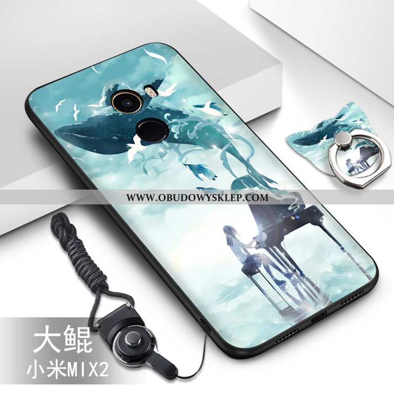 Etui Xiaomi Mi Mix 2 Ochraniacz Kolor Miękki, Futerał Xiaomi Mi Mix 2 Osobowość Anti-fall Niebieska