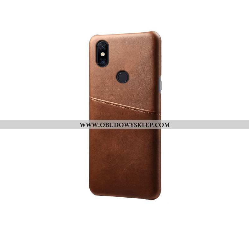 Etui Xiaomi Mi Mix 3 Skórzane Futerał, Futerał Xiaomi Mi Mix 3 Skóra Jakość Żółta