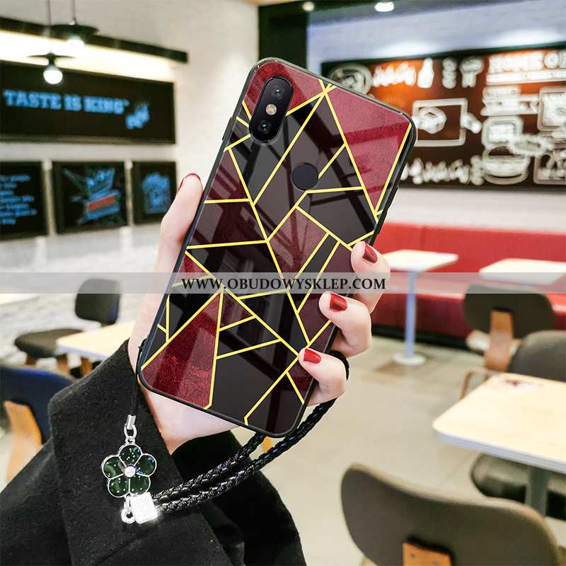 Etui Xiaomi Mi Mix 3 Szkło Duży Zakochani, Futerał Xiaomi Mi Mix 3 Osobowość Kreatywne Czerwona