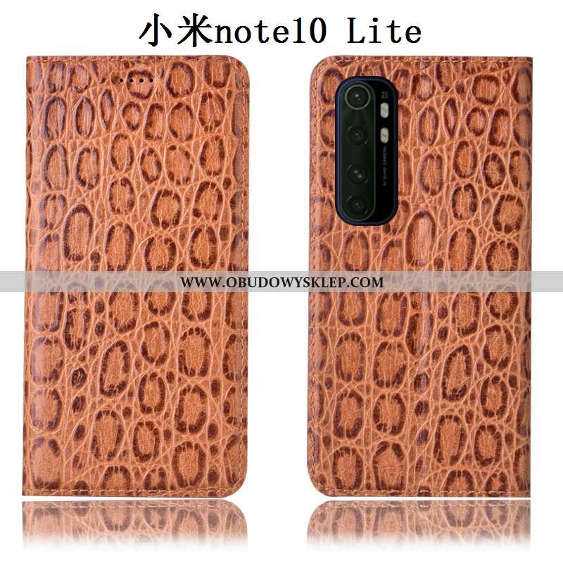 Etui Xiaomi Mi Note 10 Lite Prawdziwa Skóra Obudowa Futerał, Futerał Xiaomi Mi Note 10 Lite Ochrania