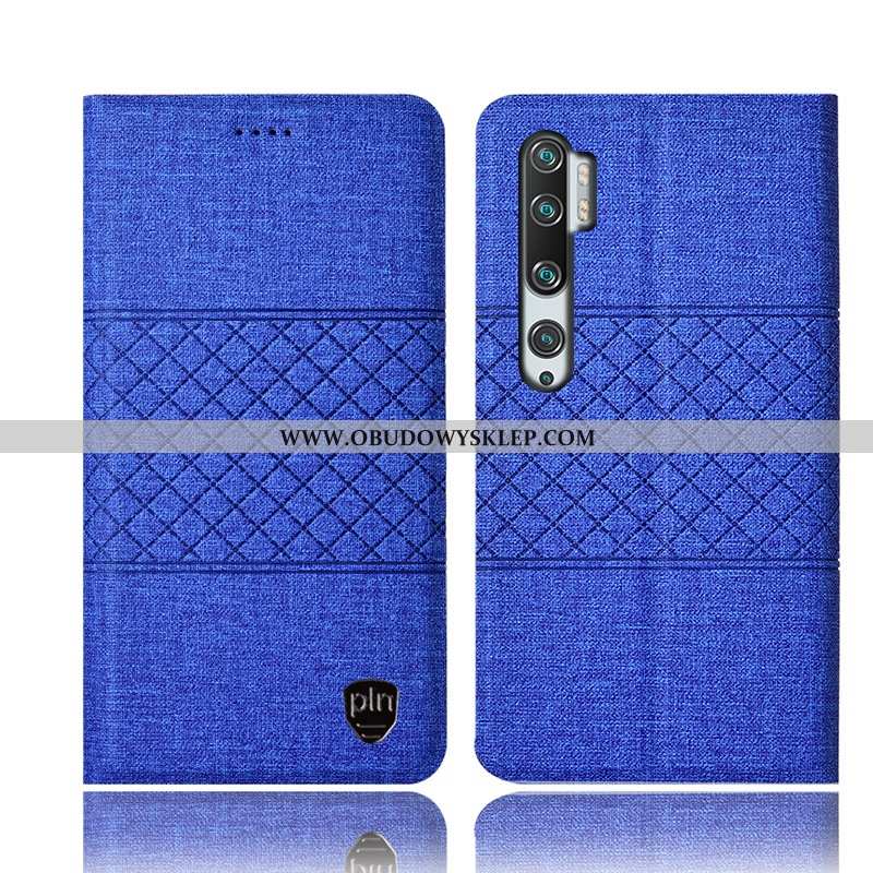 Etui Xiaomi Mi Note 10 Skórzane Telefon Komórkowy Futerał, Futerał Xiaomi Mi Note 10 Ochraniacz Szar