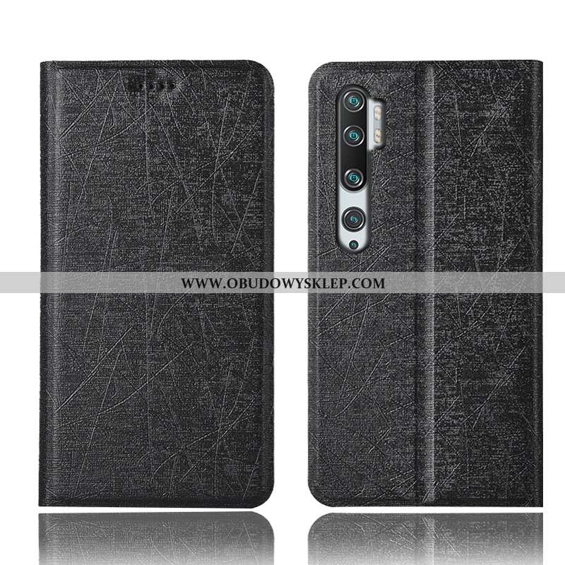 Etui Xiaomi Mi Note 10 Wzór Mały Złoto, Futerał Xiaomi Mi Note 10 Ochraniacz Złote