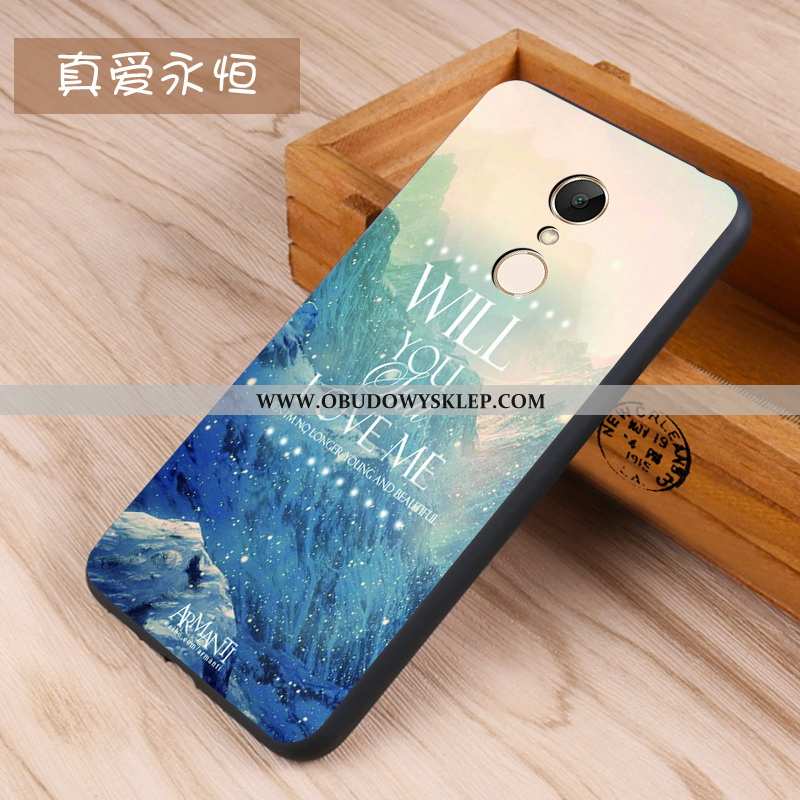 Etui Xiaomi Redmi 5 Miękki Mały Czerwony, Futerał Xiaomi Redmi 5 Silikonowe Telefon Komórkowy Biała