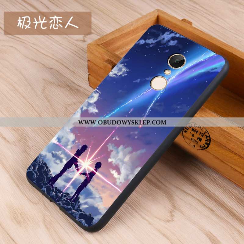 Etui Xiaomi Redmi 5 Miękki Mały Czerwony, Futerał Xiaomi Redmi 5 Silikonowe Telefon Komórkowy Biała