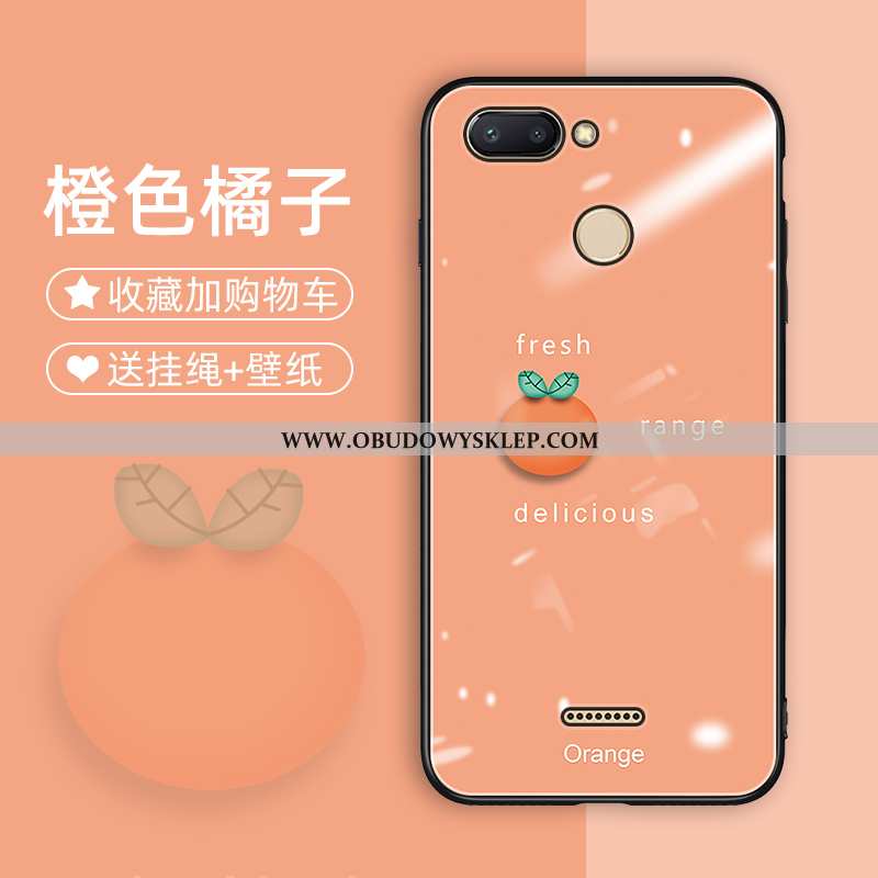 Etui Xiaomi Redmi 6 Ochraniacz Futerał Mały, Xiaomi Redmi 6 Szkło Silikonowe Rozowa