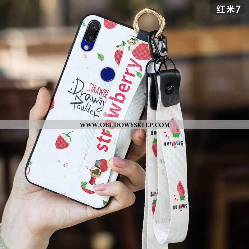 Etui Xiaomi Redmi 7 Nubuku Proste Etui, Futerał Xiaomi Redmi 7 Osobowość Anti-fall Rozowa