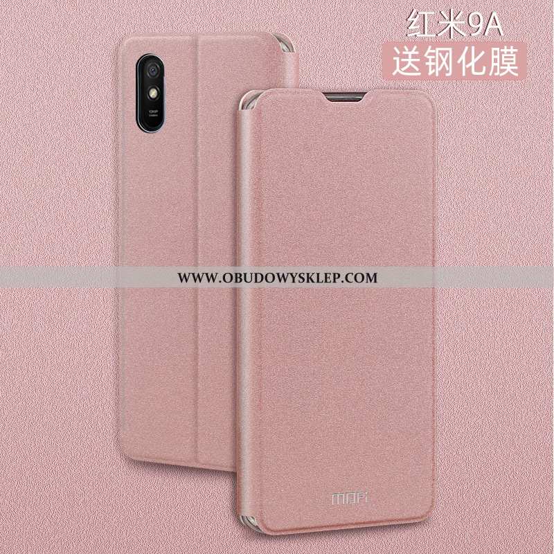 Etui Xiaomi Redmi 9a Nubuku Telefon Komórkowy Trendy, Futerał Xiaomi Redmi 9a Osobowość Mały Złote