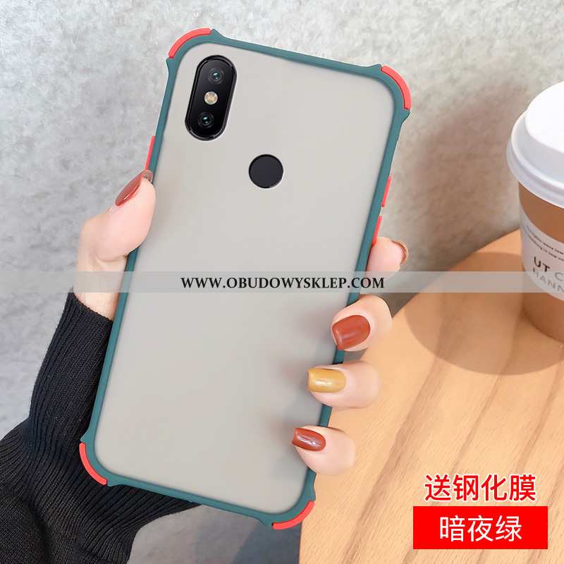 Etui Xiaomi Redmi Note 6 Pro Nubuku Czerwony All Inclusive, Futerał Xiaomi Redmi Note 6 Pro Ochrania