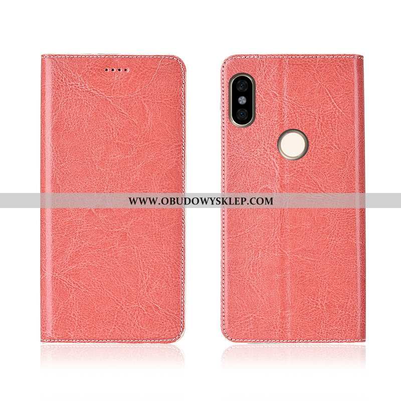 Etui Xiaomi Redmi Note 6 Pro Wzór Mały Prawdziwa Skóra, Futerał Xiaomi Redmi Note 6 Pro Miękki Klapa