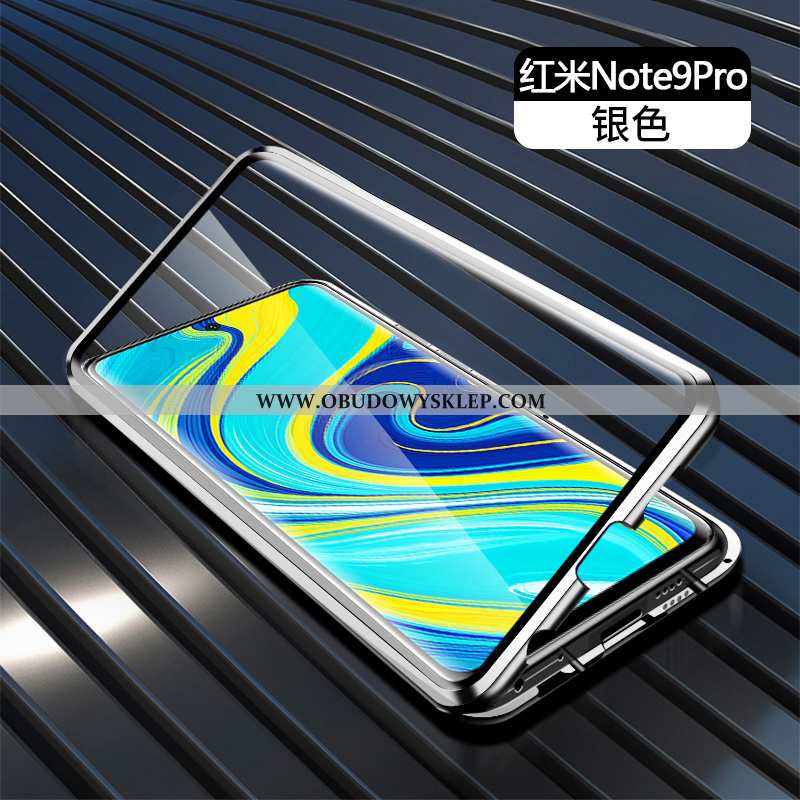 Etui Xiaomi Redmi Note 9 Pro Metal Granica, Futerał Xiaomi Redmi Note 9 Pro Ochraniacz Zielone