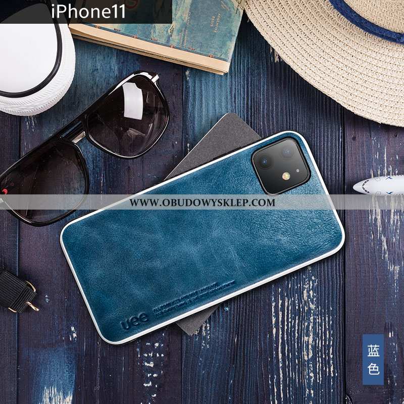 Etui iPhone 11 Miękki Trendy Żółty, Futerał iPhone 11 Prawdziwa Skóra All Inclusive Żółta