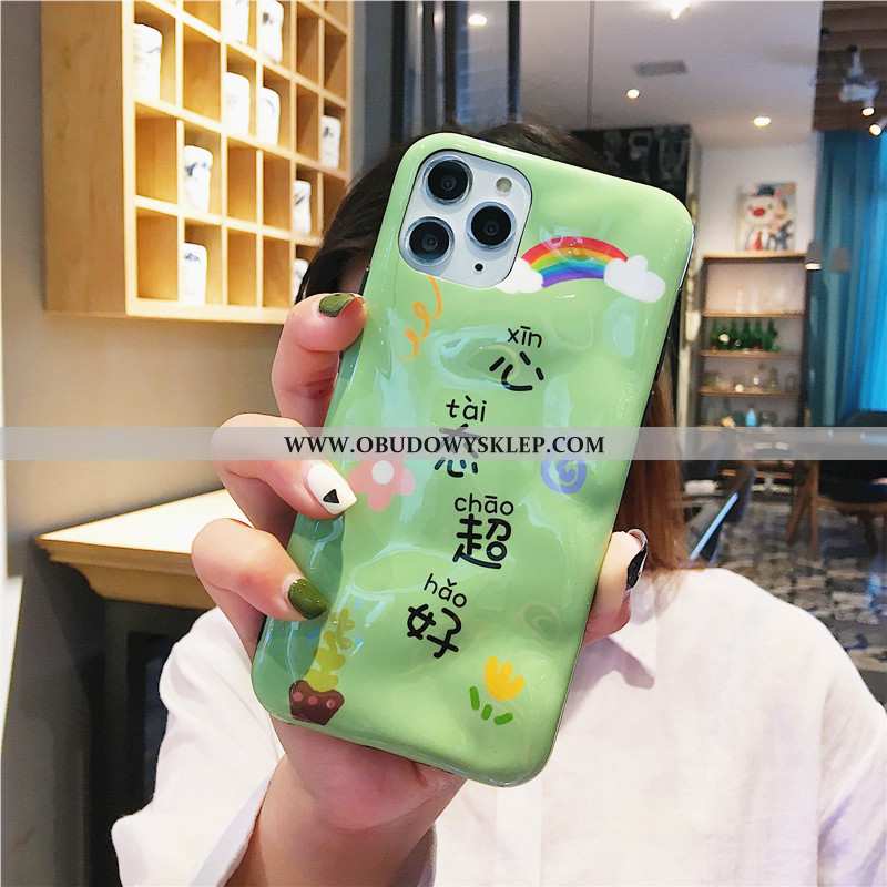 Etui iPhone 11 Pro Super Czerwony Silikonowe, Futerał iPhone 11 Pro Miękki Świeży Różowy
