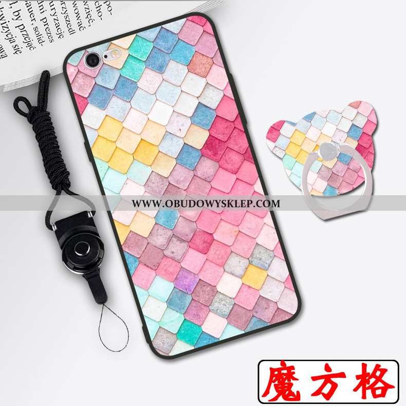 Etui iPhone 6/6s Silikonowe Telefon Komórkowy Futerał, Futerał iPhone 6/6s Kreskówka Proste Biała