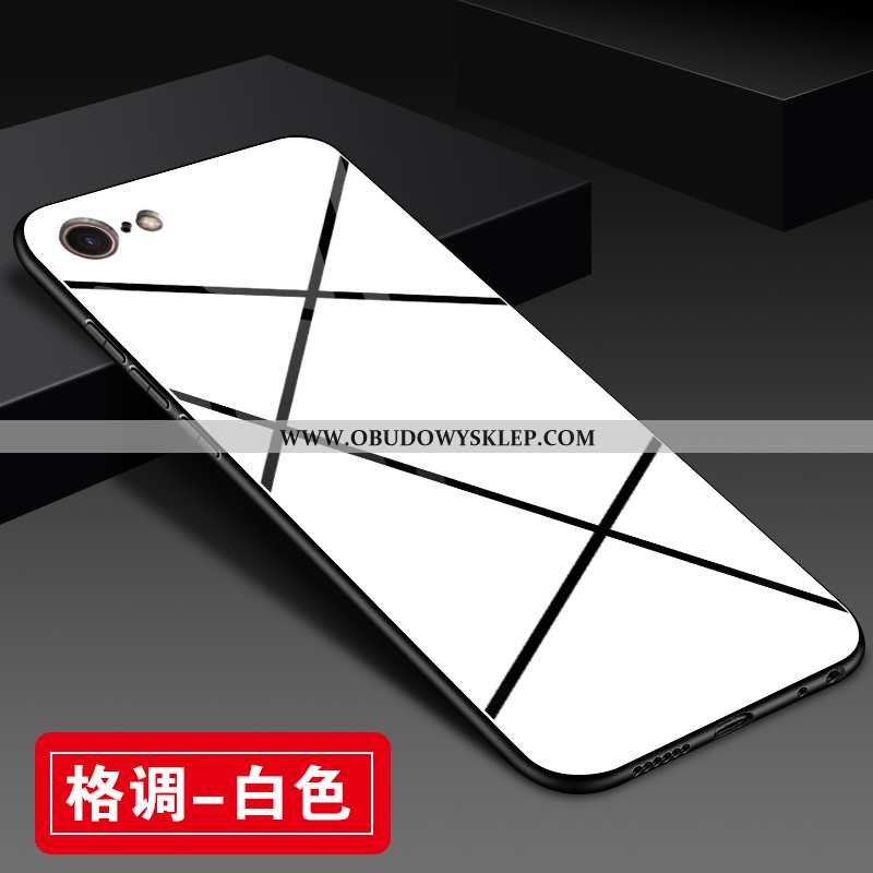 Etui iPhone 8 Ochraniacz Anti-fall Miękki, Futerał iPhone 8 Szkło Telefon Komórkowy Czerwona