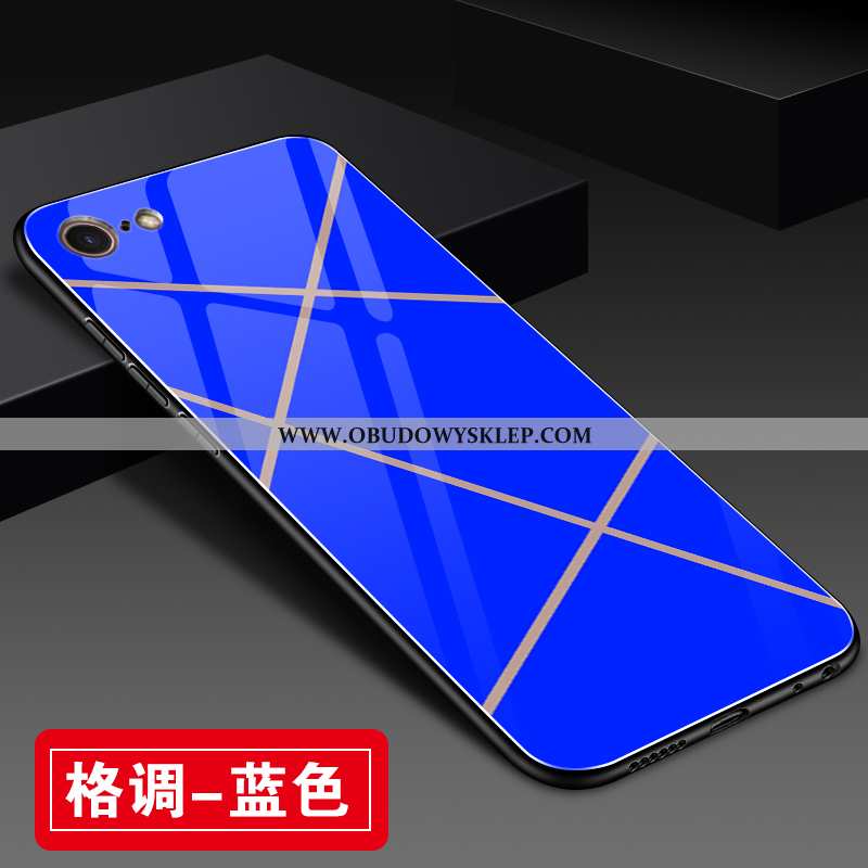 Etui iPhone 8 Ochraniacz Anti-fall Miękki, Futerał iPhone 8 Szkło Telefon Komórkowy Czerwona