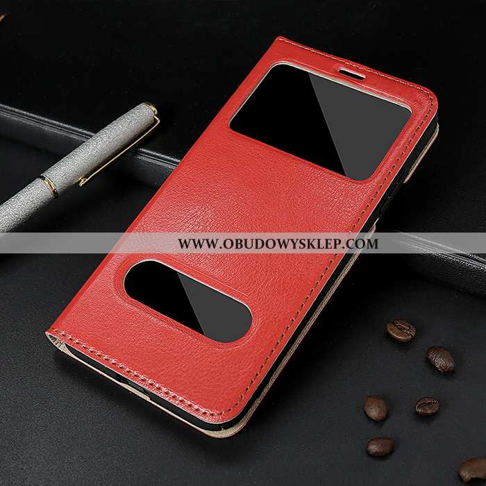 Etui iPhone 8 Skóra Skórzane Wysoki Koniec, Futerał iPhone 8 Ochraniacz Telefon Komórkowy Granatowy