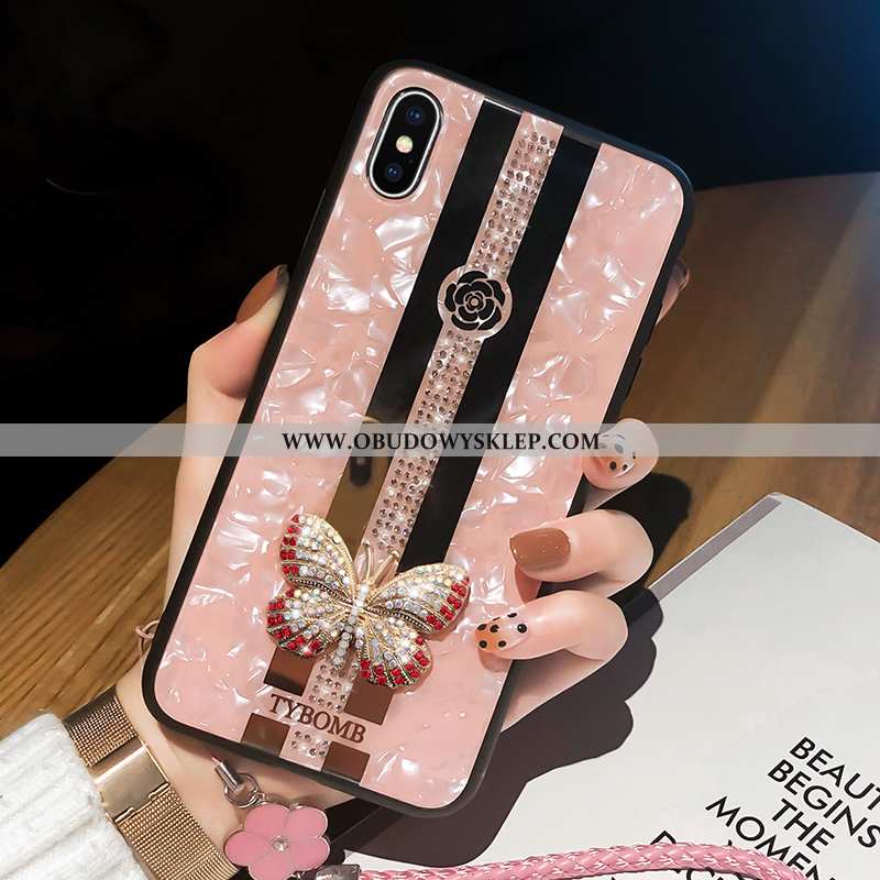 Etui iPhone Xs Max Trendy Telefon Komórkowy, Futerał iPhone Xs Max Silikonowe Rozowa