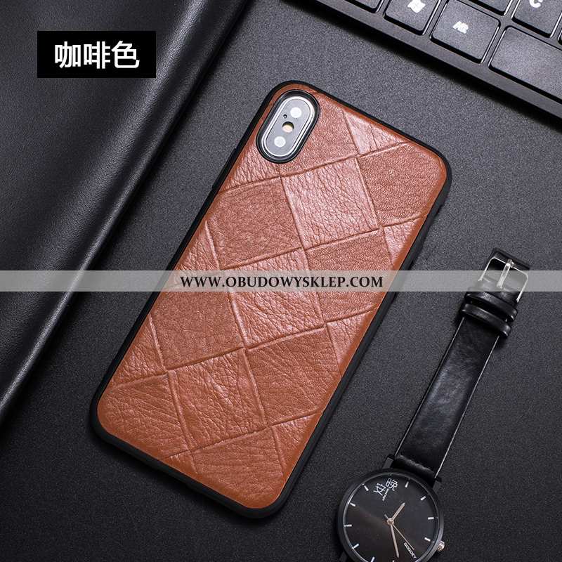 Etui iPhone Xs Miękki Anti-fall Wysoki Koniec, Futerał iPhone Xs Skórzane Czarna