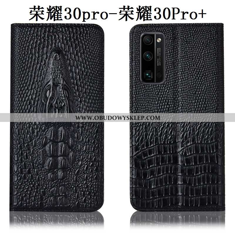 Futerał Honor 30 Pro Ochraniacz All Inclusive Czarny, Pokrowce Honor 30 Pro Skórzane Etui Czarna