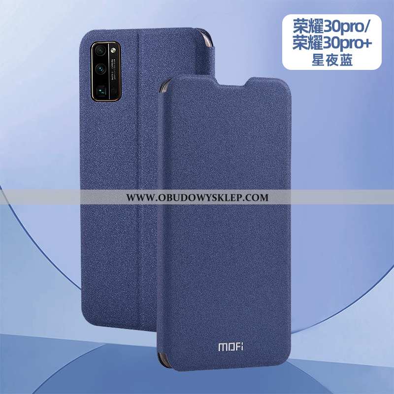 Futerał Honor 30 Pro Skórzane Etui Telefon Komórkowy Klapa, Pokrowce Honor 30 Pro Silikonowe Rozowa