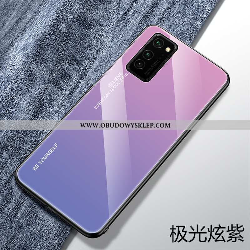 Futerał Honor View30 Osobowość Gradient Silikonowe, Pokrowce Honor View30 Kreatywne Szkło Granatowy