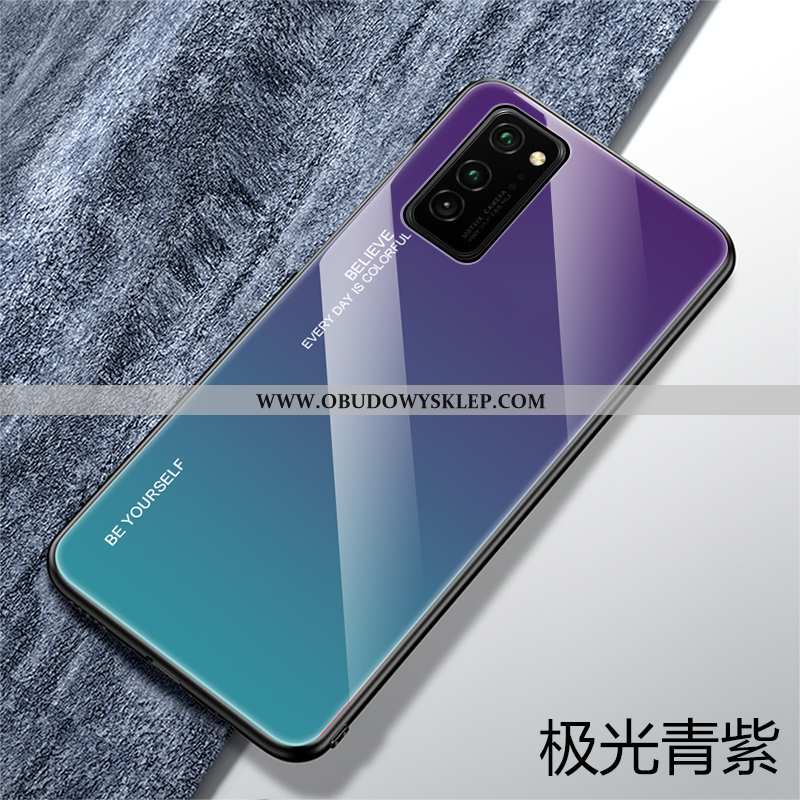 Futerał Honor View30 Osobowość Gradient Silikonowe, Pokrowce Honor View30 Kreatywne Szkło Granatowy