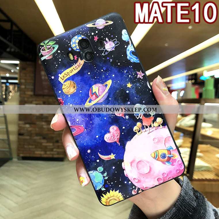 Futerał Huawei Mate 10 Wiszące Ozdoby Nowy Anti-fall, Pokrowce Huawei Mate 10 Relief Etui Fioletowy
