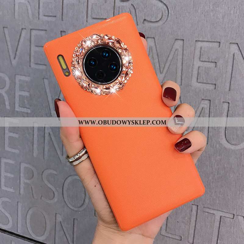 Futerał Huawei Mate 30 Ochraniacz Purpurowy Futerał, Pokrowce Huawei Mate 30 Rhinestone Trendy Fiole