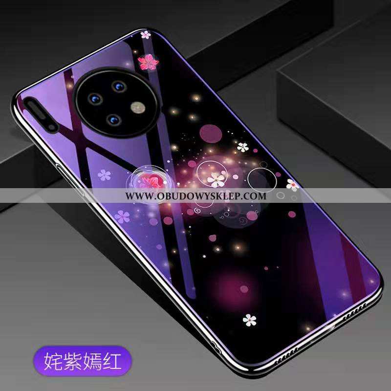 Futerał Huawei Mate 30 Pro Szkło Telefon Komórkowy Purpurowy, Pokrowce Huawei Mate 30 Pro Moda Poszy