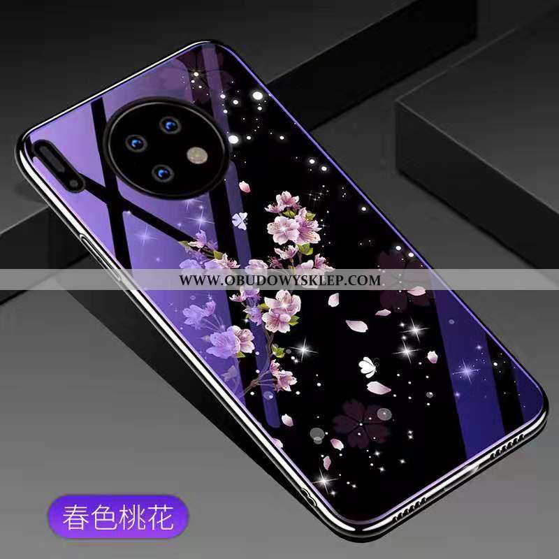 Futerał Huawei Mate 30 Pro Szkło Telefon Komórkowy Purpurowy, Pokrowce Huawei Mate 30 Pro Moda Poszy