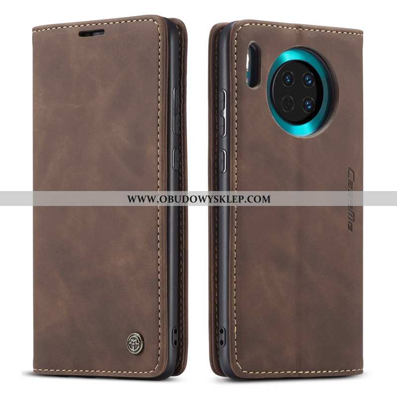 Futerał Huawei Mate 30 Skóra Etui Prawdziwa Skóra, Pokrowce Huawei Mate 30 Ochraniacz Jakość Brązowe