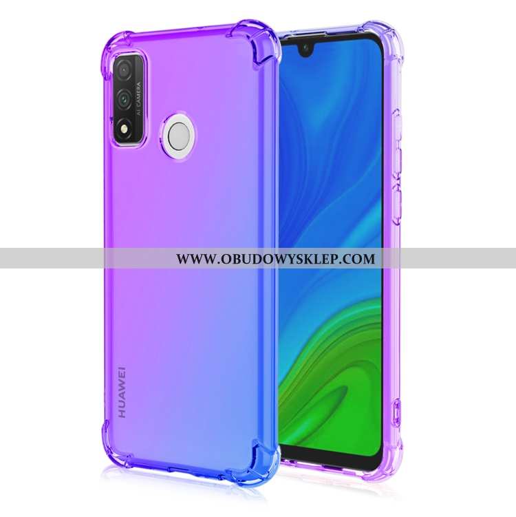 Futerał Huawei P Smart 2020 Miękki Balon Pu, Pokrowce Huawei P Smart 2020 Gradient Żółta