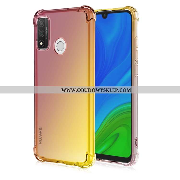 Futerał Huawei P Smart 2020 Miękki Balon Pu, Pokrowce Huawei P Smart 2020 Gradient Żółta